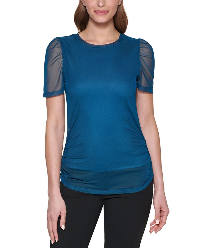 Macys deals sheer tops