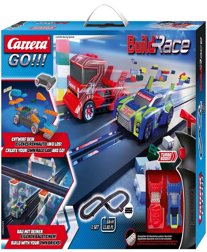 Carrera Go Build 'N Race ' Electric Powered Slot Car Race Track Set &  Reviews - All Toys - Macy's