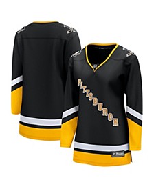 Women's Branded Black Pittsburgh Penguins 2021/22 Alternate Premier Breakaway Jersey