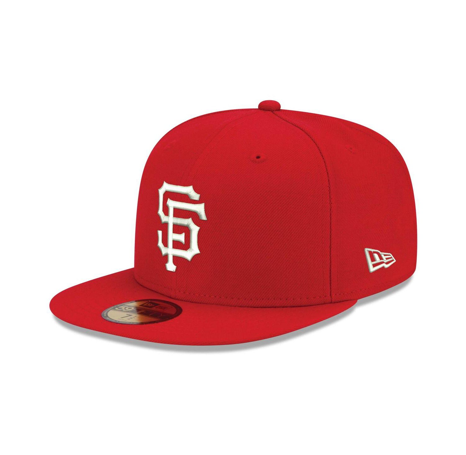 Men's Red San Francisco Giants Logo White 59FIFTY Fitted Hat