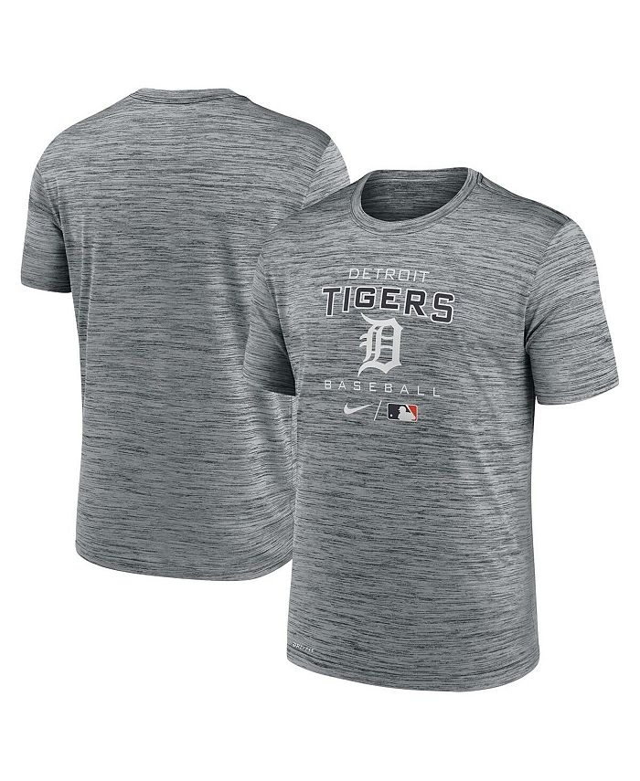 Detroit Tigers Nike Shirt Mens Small Blue Dri Fit Crew Neck 100
