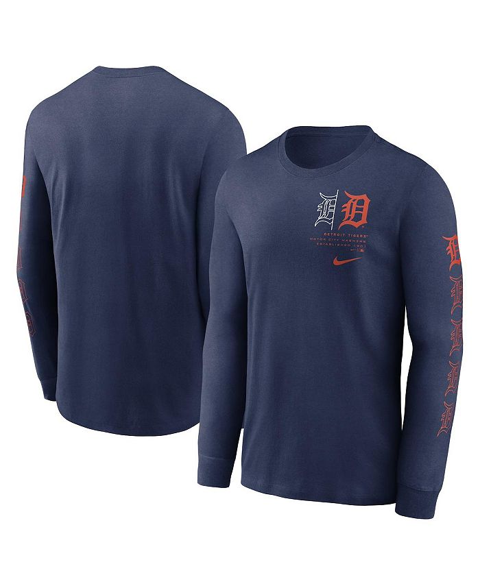 Nike Men's Detroit Tigers Dri-Blend Stripes T-Shirt - Macy's