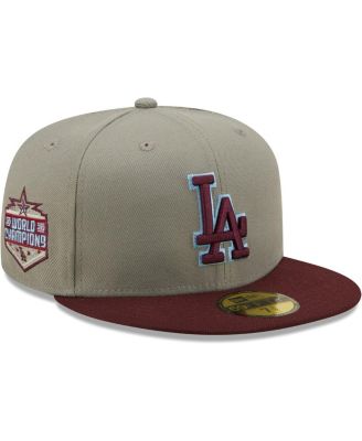 maroon dodger hat