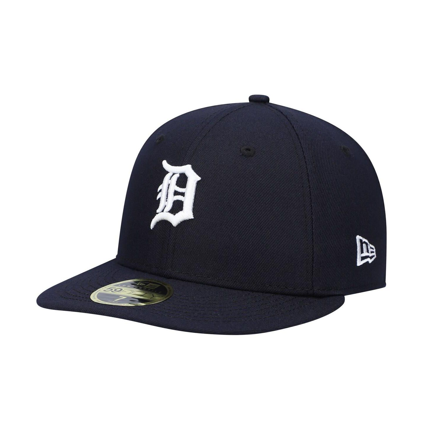 Мужская кепка New Era Navy Detroit Tigers Authentic Collection On-Field Home Low Profile 59FIFTY Fitted Hat — фото 2