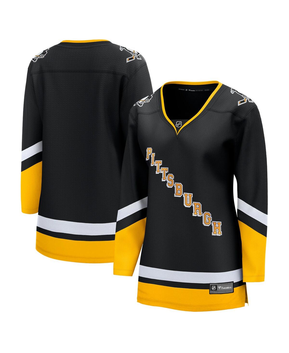 Women's FanaticsPittsburgh Penguins 2021/22 Alternate Premier Breakaway Jersey - Black