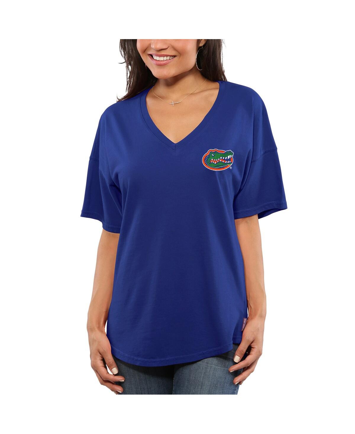 Women's Royal Florida Gators Spirit Jersey Oversized T-shirt - Royal
