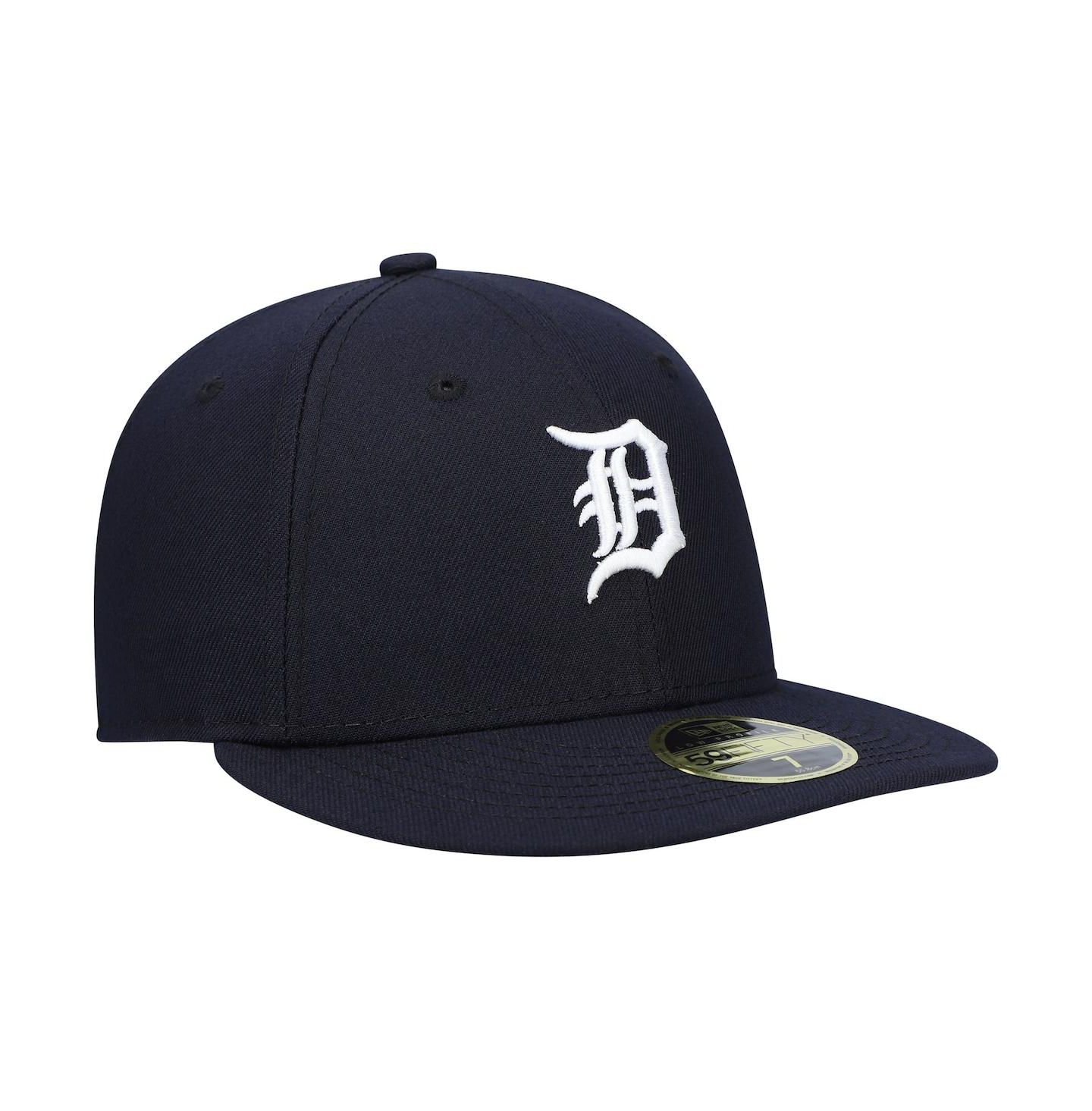 Мужская кепка New Era Navy Detroit Tigers Authentic Collection On-Field Home Low Profile 59FIFTY Fitted Hat — фото 4