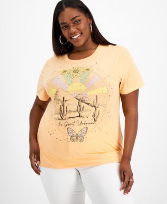 plus size cactus shirt