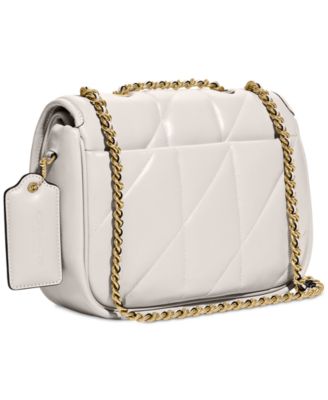 COACH Quilted Pillow Madison Shoulder Bag With Chain Strap - Macy's