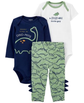 Carter's Baby Boys 3-Piece Bodysuits And Pants Set - Macy's