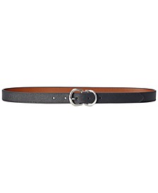 Reversible Crosshatch Leather Belt