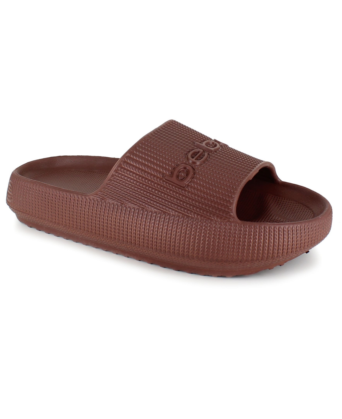 bebe Women s Malaga Pool Slide Flat Sandals Women s Shoes Smart