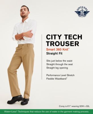 Straight-Fit City Tech Trousers 