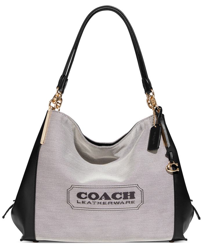 COACH Badge Jacquard Dalton 31 Shoulder Bag, Created for Macy's Macy's