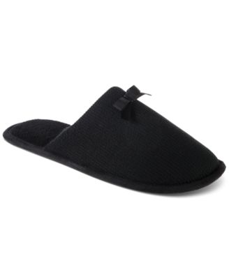 Hanes Women's Waffle Knit Clog Slippers - Indoor/Outdoor Sole, Jersey Lined, Machine Washable