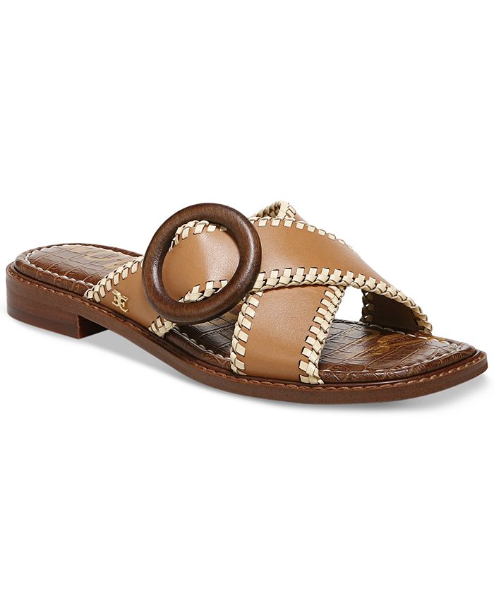 Sam Edelman Women s Harlie Whipstitch Slide Sandals Macy s