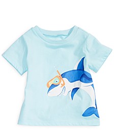 Baby Boys Shark-Graphic T-Shirt, Created for Macy's  