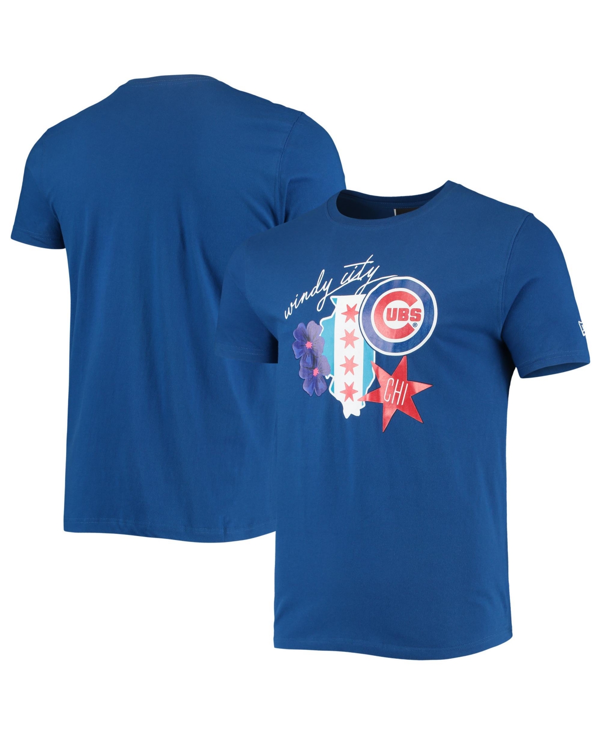 Men's New EraChicago Cubs City Cluster T-shirt - Royal