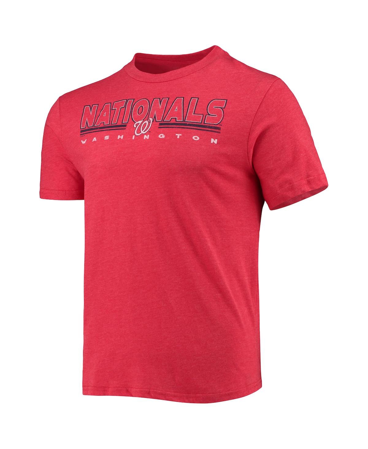 Concepts Sport Men's  Navy, Red Washington Nationals Meter T-shirt And Pants Sleep Set In Navy,red
