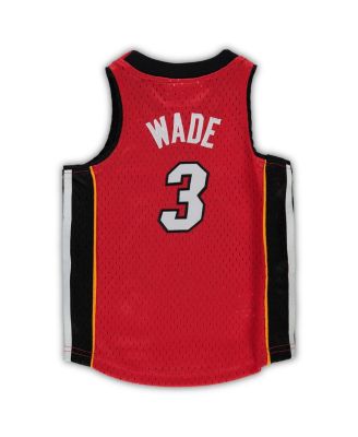 Infant Unisex Dwyane Wade Red Miami Heat 2005-06 Hardwood Classics Player Jersey