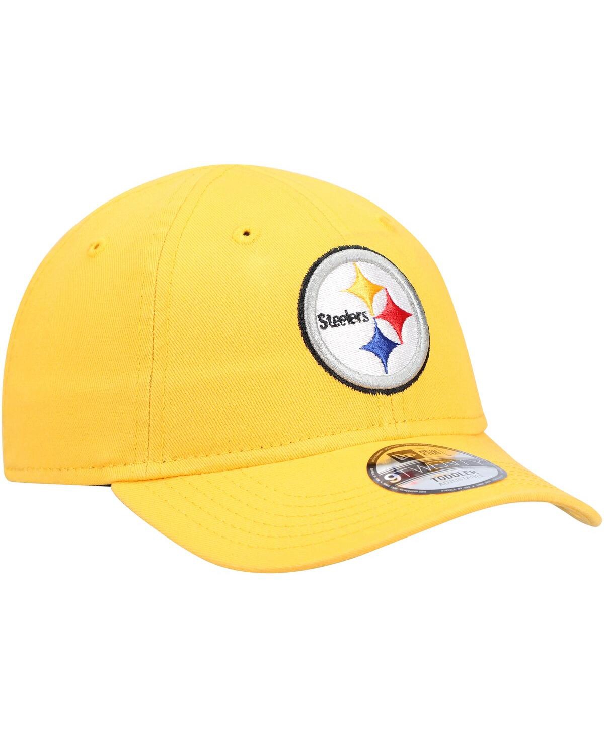 Shop New Era Toddler Unisex  Gold-tone Pittsburgh Steelers Core Classic 2.0 9twenty Adjustable Hat