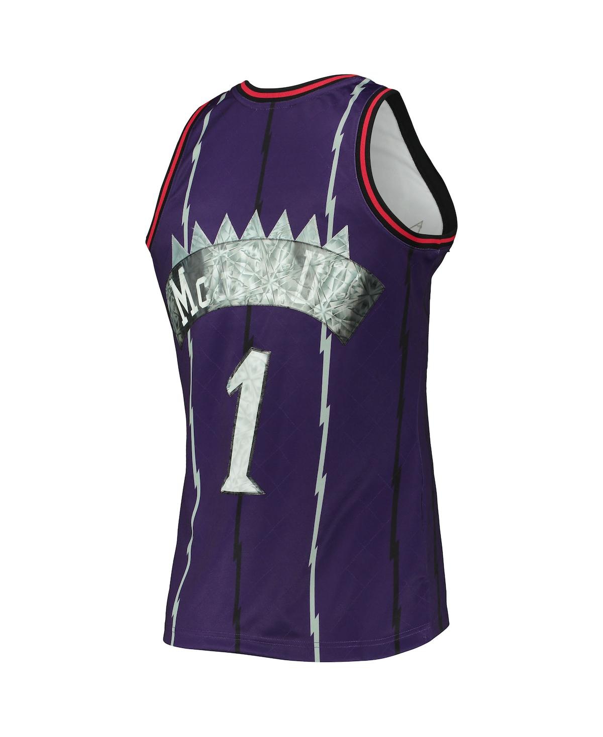 Men's Mitchell & Ness Tracy McGradyToronto Raptors 1998-99 Hardwood Classics 75th Anniversary Diamond Swingman Jersey - Purple