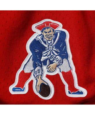 Men's Red New England Patriots Just Don Gold Rush Shorts