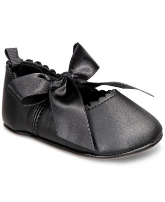 First Impressions - Metallic Scalloped Ballet Flats, Baby Girls (0-4)