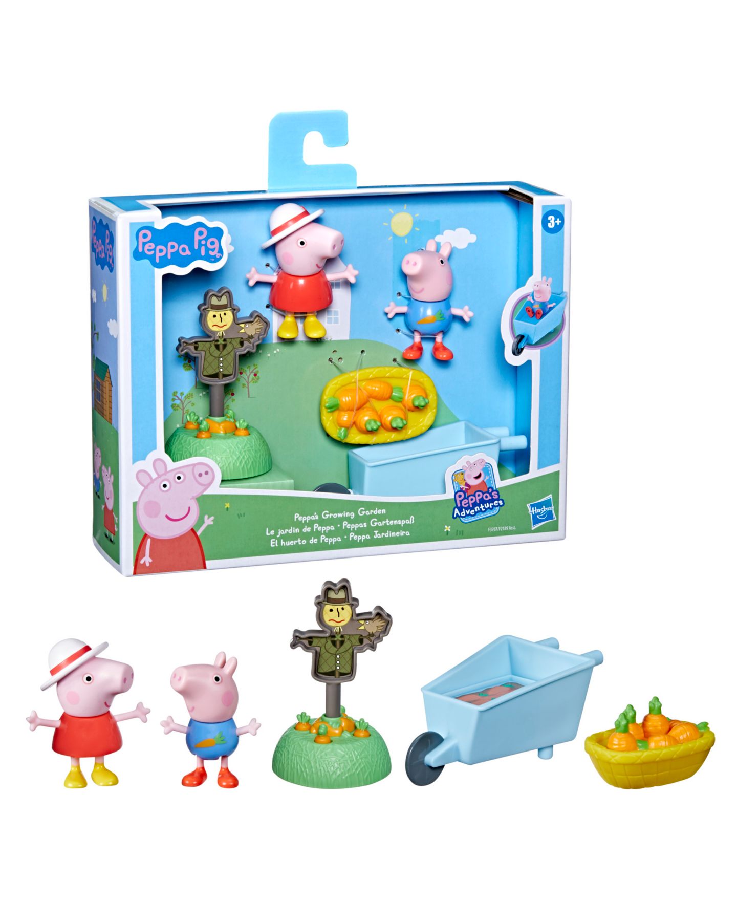 Детские фигурки Peppa Pig Peppa Growing Garden Play Set, 5 Piece — фото 2