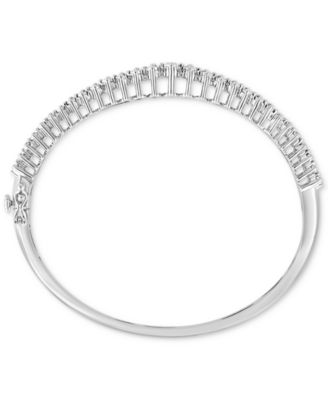 EFFY&reg; Diamond Multirow Bangle Bracelet (1 ct. t.w.) in 14k White Gold (Also available in 	14K Two Tone Gold)