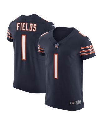 Nike Men's Justin Fields Navy Chicago Bears Vapor Elite Jersey