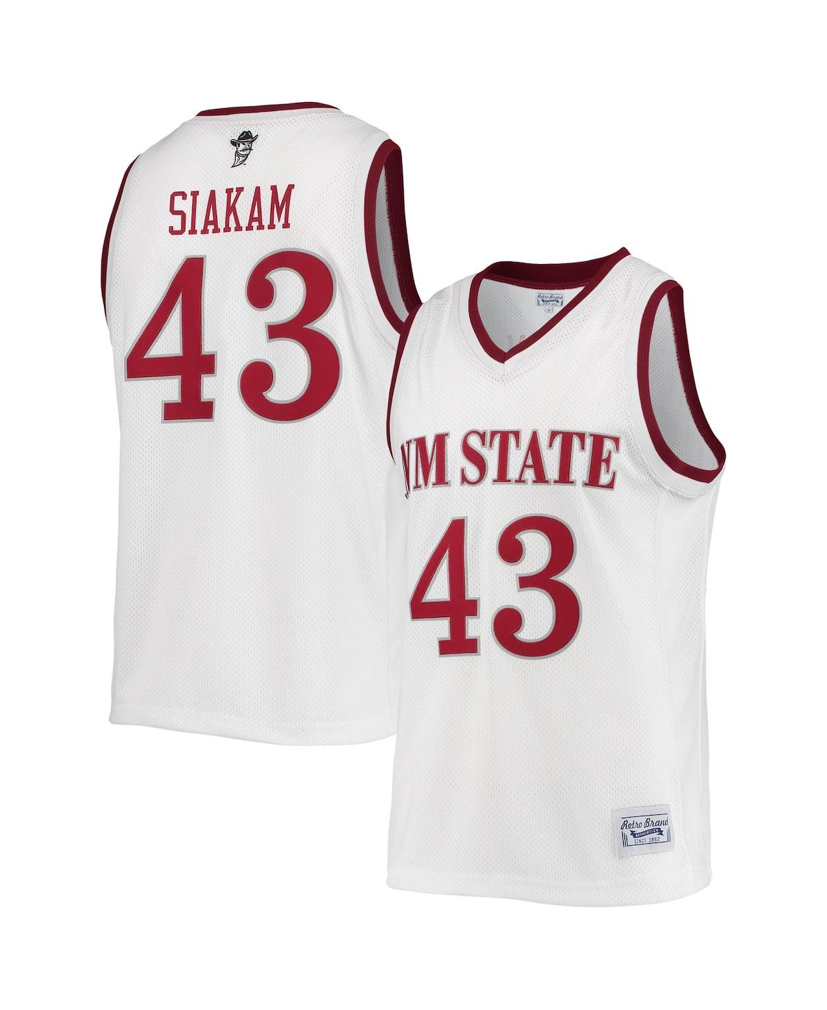 Men's Pascal Siakam White New Mexico State Aggies Alumni Commemorative Replica Basketball Jersey - White