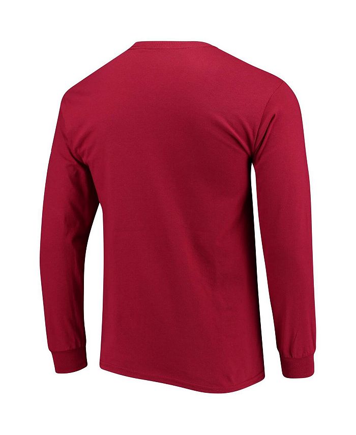 Fanatics Men's Crimson Washington State Cougars Distressed Arch Over