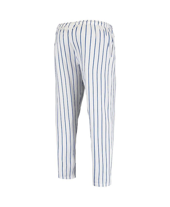 Concepts Sport Men's White Texas Rangers Vigor Pinstripe Pants