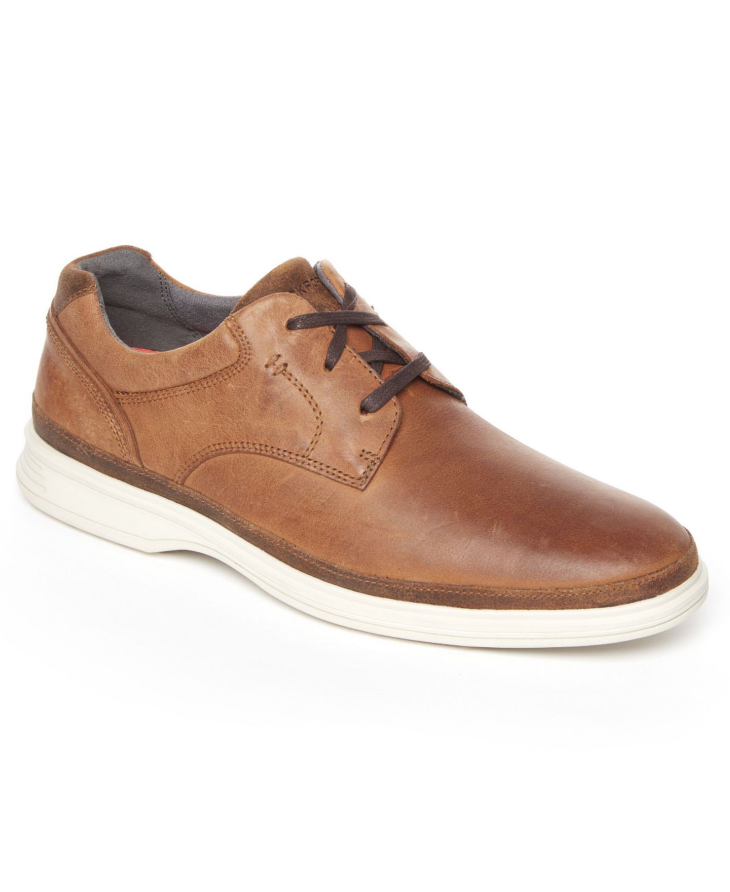 Мужские туфли Rockport Dressports 2 Go Pt Oxford, цвет: Карамельный — фото 6