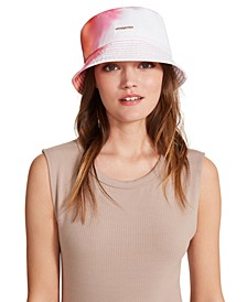 Women's Packable Tie-Dyed Cotton Bucket Hat