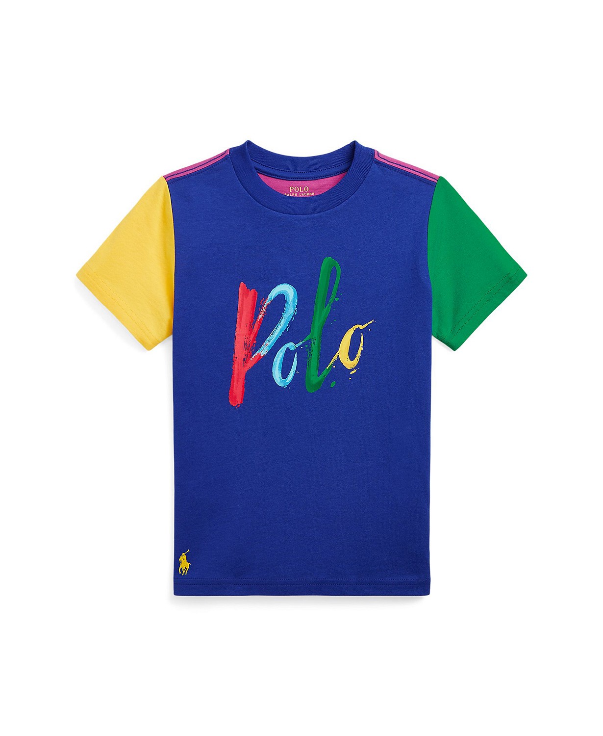 Little Boys Color-Blocked Logo T-Shirt