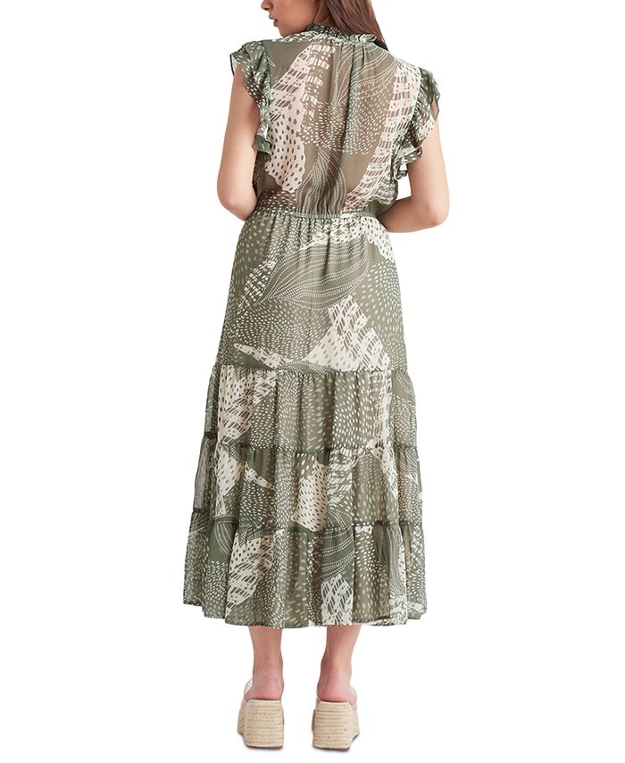 Black Tape Tiered Maxi Dress - Macy's