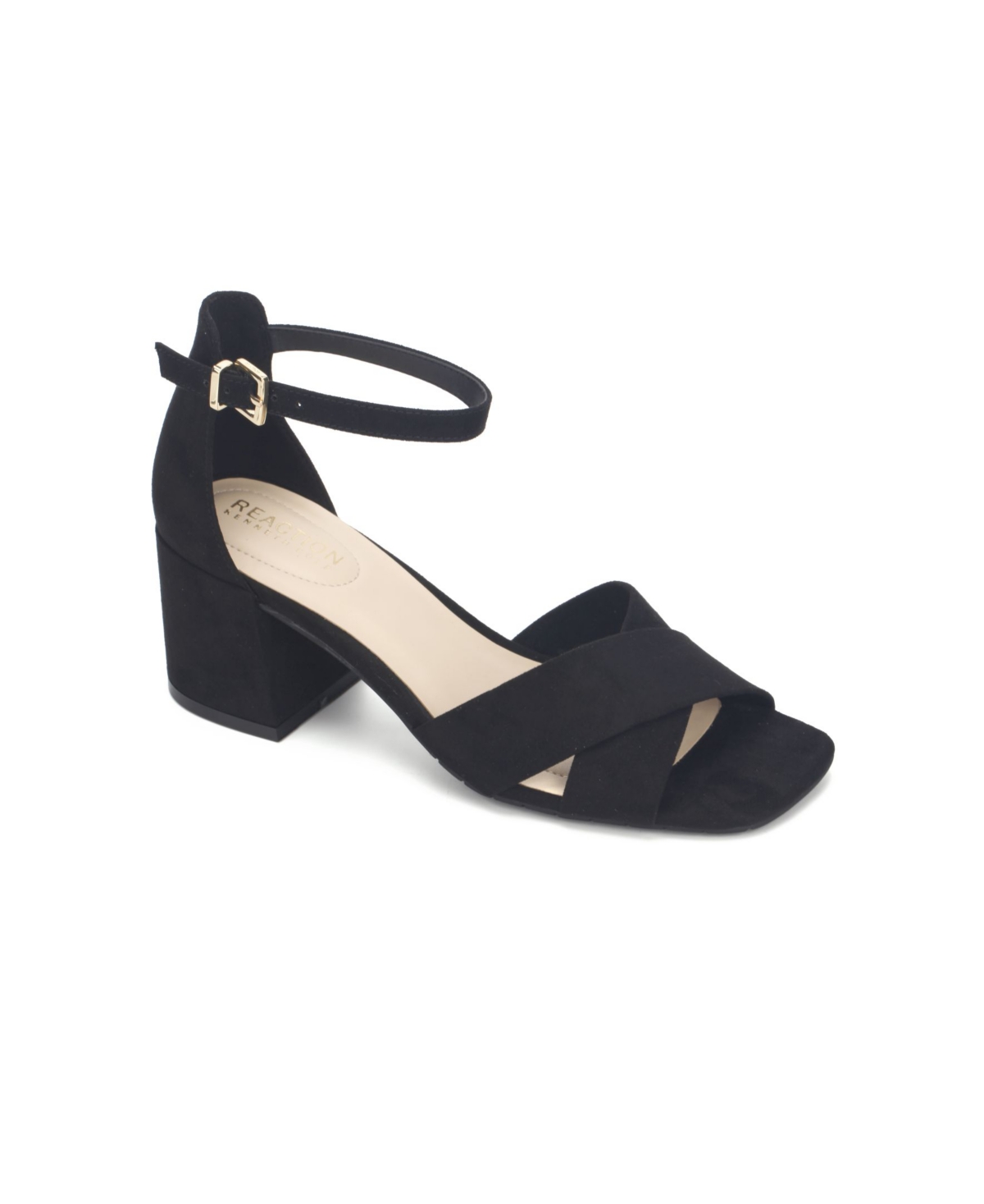 Kenneth Cole Reaction Women's Mix X-Band Block Heel Dress Sandals 