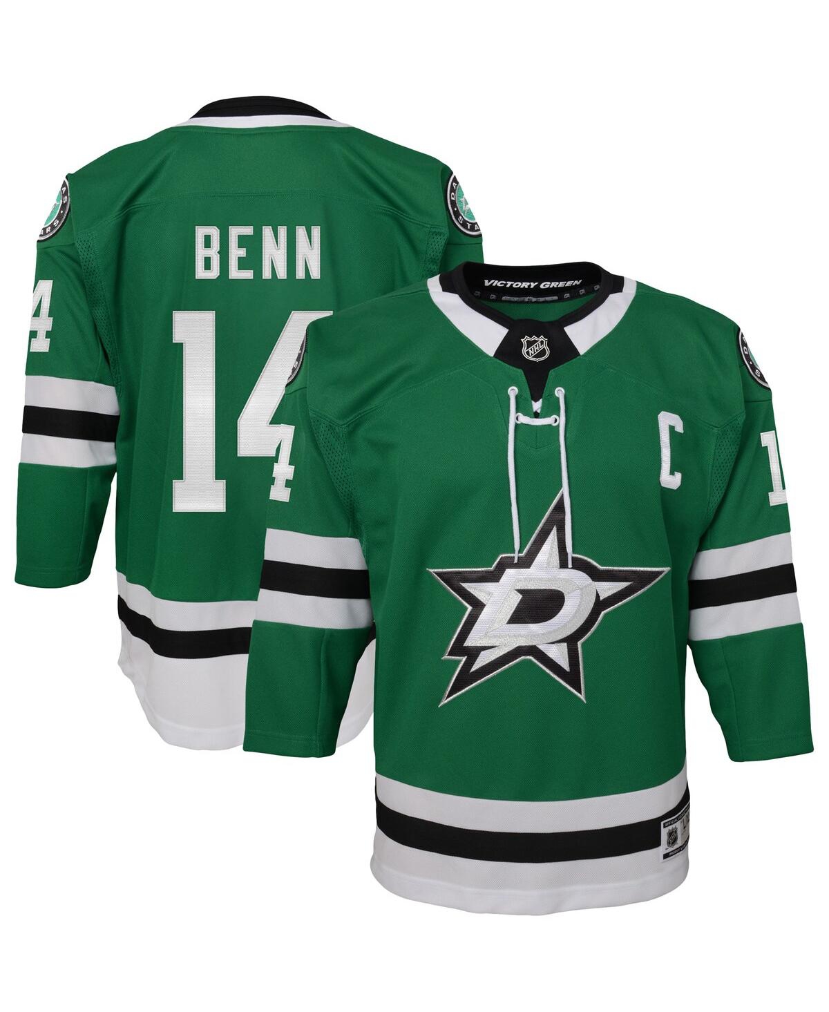 Big Boys Jamie BennDallas Stars Home Premier Player Jersey - Kelly Green