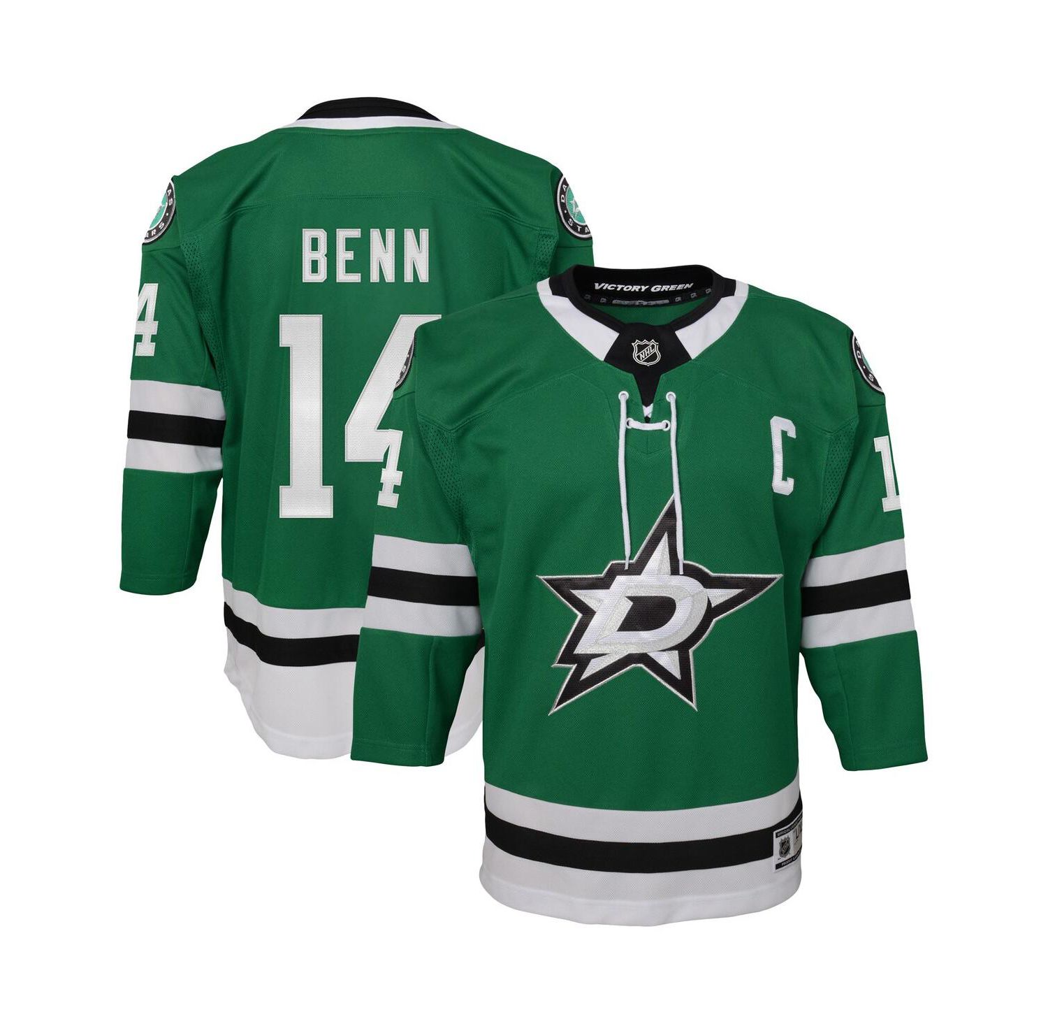 Big Boys Jamie Benn Kelly Green Dallas Stars Home Premier Player Jersey