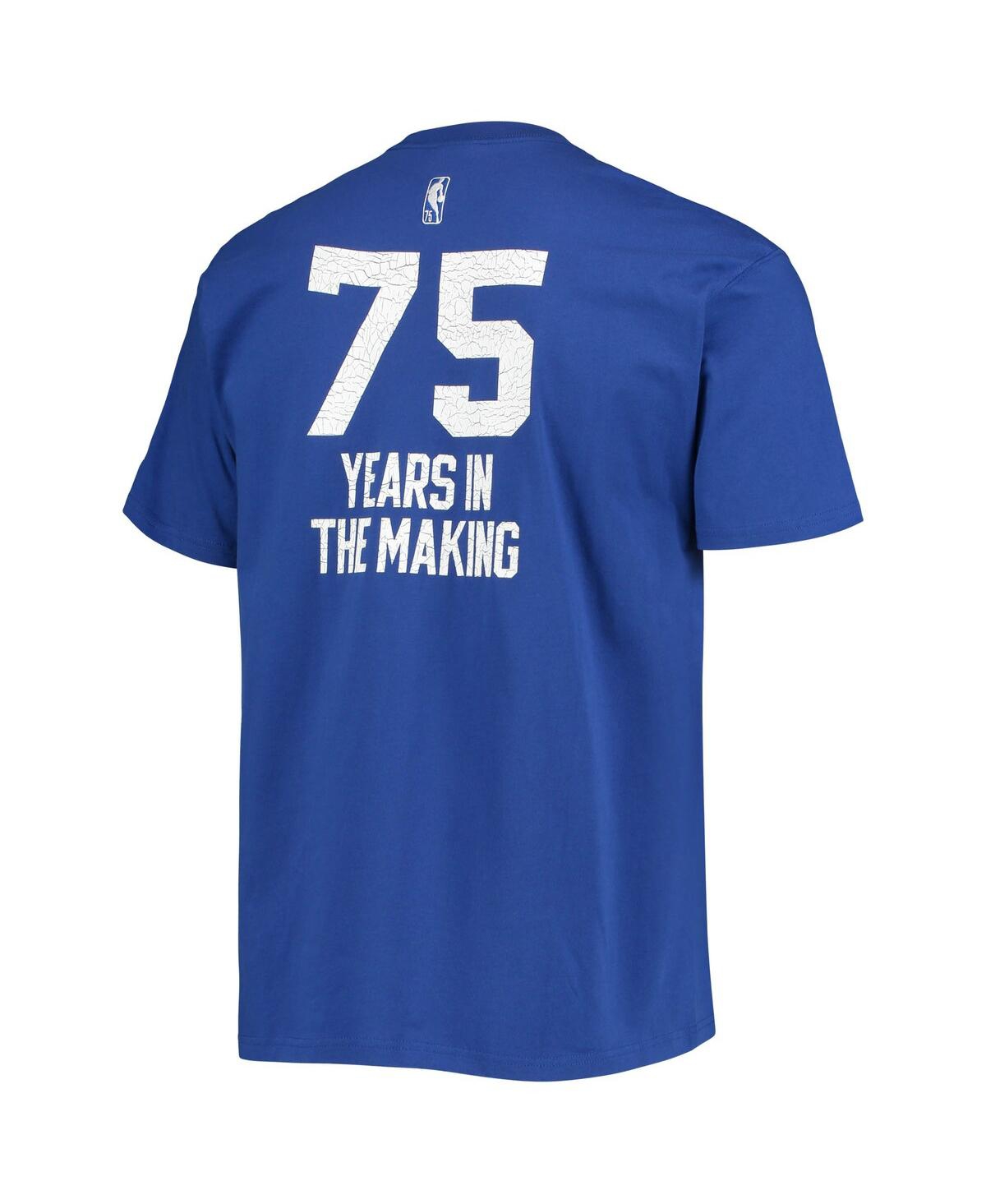 Men's NikeGold State Warriors 2021/22 Classic Edition Warriors Origins Courtside T-shirt - Royal