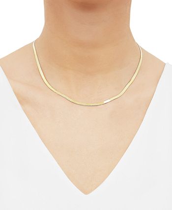 Macy's outlet herringbone necklace