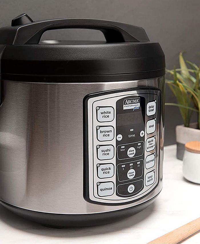 Aroma ARC5000SB Professional 20Cup Digital Rice Cooker, Slow Cooker