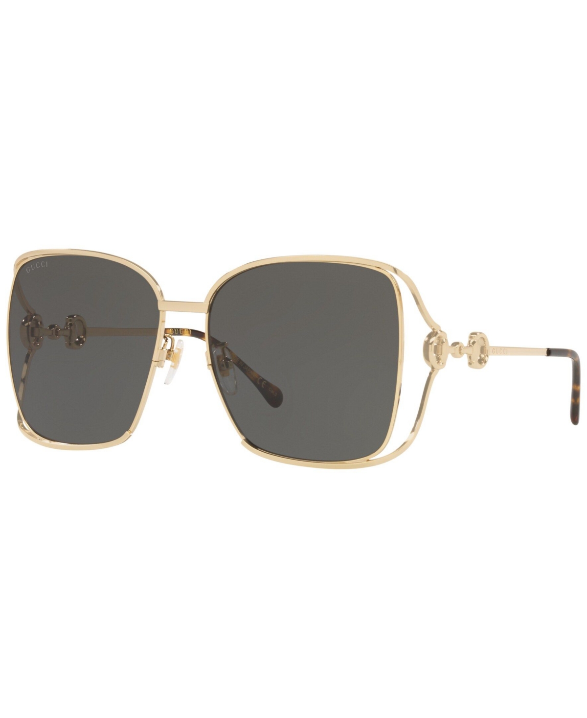 Shop Gucci Women's Sunglasses, Gg1020s In Gold,grey