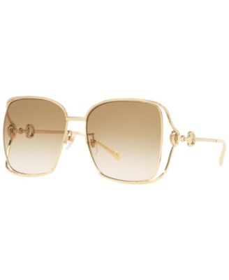 Gucci Women's Sunglasses, GG1020S 61 & Reviews - Sunglasses by Sunglass Hut  - Handbags & Accessories - Macy's