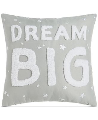 Charter Club Kids Dream Big Decorative Pillow 16 x 16