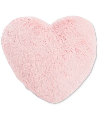 Charter Club Kids - Fur Heart Decorative Pillow, Created for Macy's