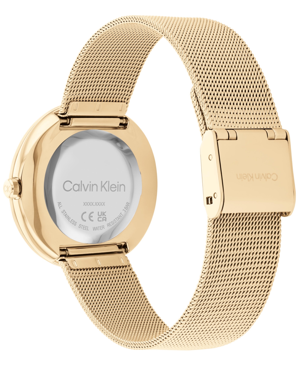 Calvin KleTone Mesh Bracelet Watch 34mm - Gold