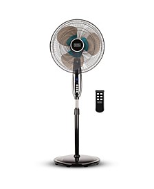 16" Dual Blade Stand Fan with Remote